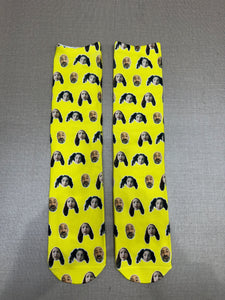 גרביים עם פרצופים דגם - Couples Face Pattern Socks