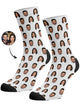 גרביים עם פרצופים דגם - Couples Face Pattern Socks