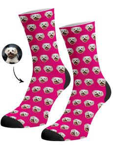 גרביים עם פרצופים דגם - Your Dog Pattern Socks