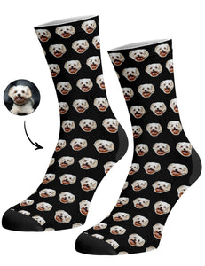 גרביים עם פרצופים דגם - Your Dog Pattern Socks