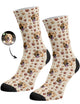 גרביים עם פרצופים דגם - LOVE DOGS SOCKS