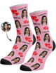 גרביים עם פרצופים דגם - I Love You Valentines Day Socks