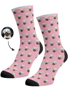 גרביים עם פרצופים דגם - Your Dog Pattern Socks