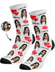 גרביים עם פרצופים דגם - I Love You Valentines Day Socks