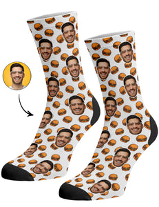 גרביים עם פרצופים דגם - BURGER SOCKS