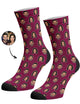 גרביים עם פרצופים דגם - Couples Face Pattern Socks