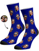 גרביים עם פרצופים דגם - Classic couple face socks