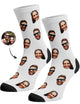 גרביים עם פרצופים דגם - Classic couple face socks